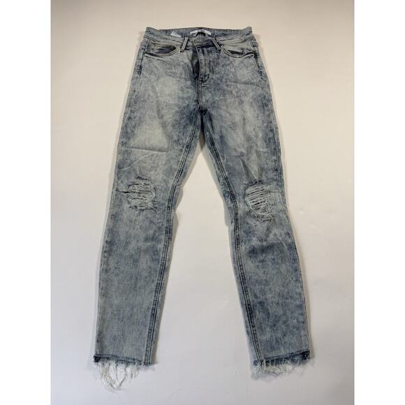 Sam Edelman Distressed Stiletto Skinny Jeans Size 28 - Picture 6 of 7